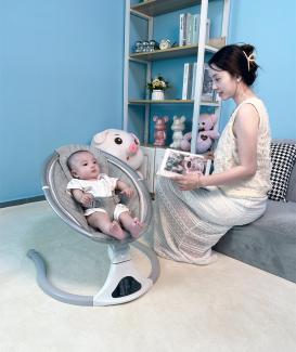 CR018D Baby swing,baby bouncer factory in China ,3 positions of backrest  - 副本