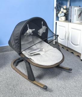 CR118 wood frame baby bouncer,baby rocker  - 副本