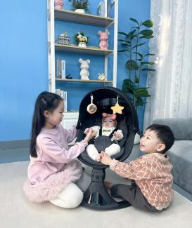 CR018A-1 Baby swing,baby bouncer factory in China ,3 positions of backrest - 副本